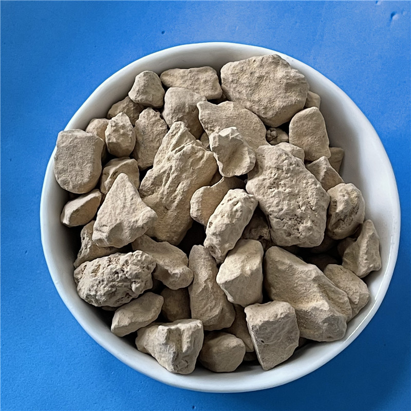 辰洋供应 水处理用 黄色硅藻土 颗粒土 多肉铺面 3-6mm