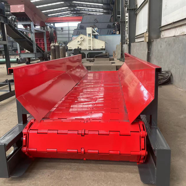 砂石链板给料机 矿山石头定量输送机 重型板式给料设备