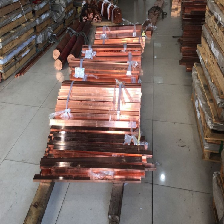 启铭铝业供应T2紫铜排 铜方棑 硬态紫铜 高导电率 零切定制