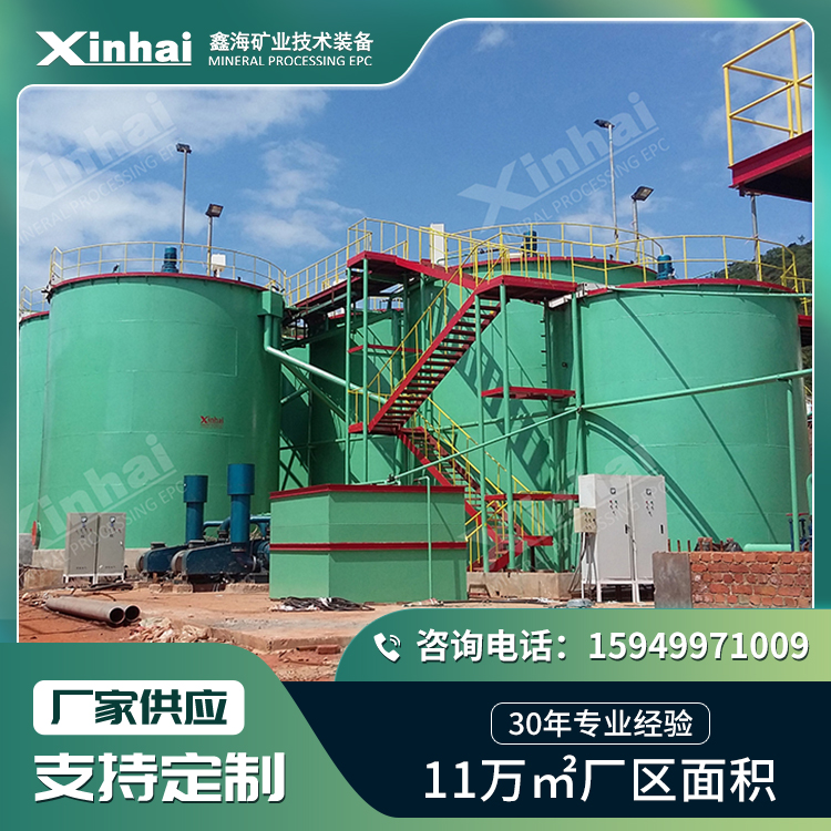 矿石双叶轮搅拌槽 金矿山专用浸出搅拌机设备 批量供应 支持定制