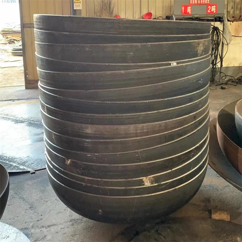 国标碳钢不锈钢封头管帽平底蝶形椭圆封 头冲压焊接大口径封头厂家