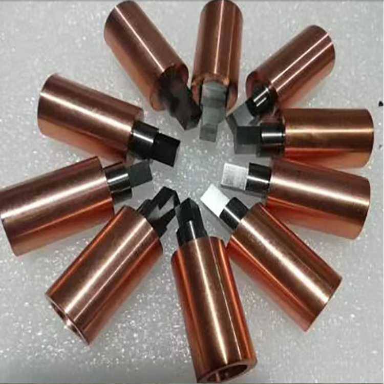 铬锆铜电极头 铜镶钨焊接电极材料 C18150铬镐铜棒导电嘴 耐磨点电焊