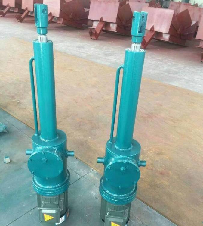 液压油缸 料仓门电动推杆DT300-50-I 直体电液动推拉杆