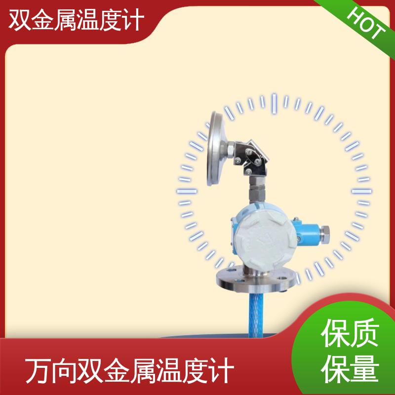 于天 WSS-51 轴向型双金属温度计 耐腐蚀性 耐高温 环境监测 仓储物流