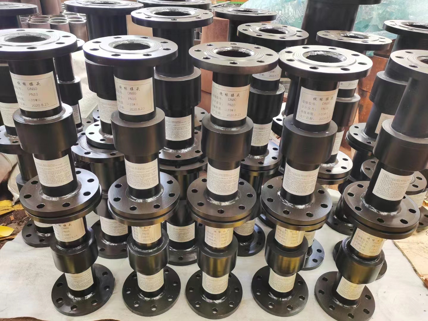 燃气管道绝缘接头 管线钢绝缘法兰 规格齐全 可按需定做 港德