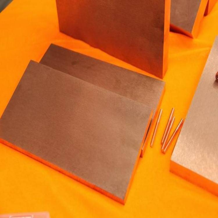 钨铜电极CUW80钨铜棒 CUW75钨铜板 高导电导热CUW85钨铜合金棒