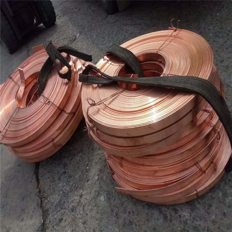 电镀锡红铜排 工业纯铜 变电站10千伏用镀锡铜母线 8*63 现货全国发货