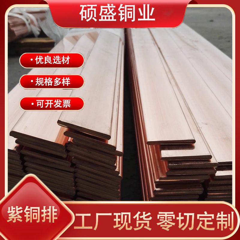 T2紫铜排 电力导电用200*20红铜排 铜母排加工 纯度高耐腐蚀