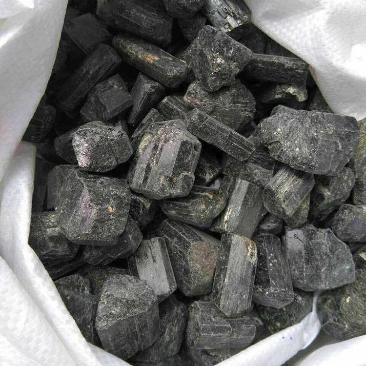 汗蒸房专用电气石颗粒 沣铭晶体电气石 托玛琳黑色电气石