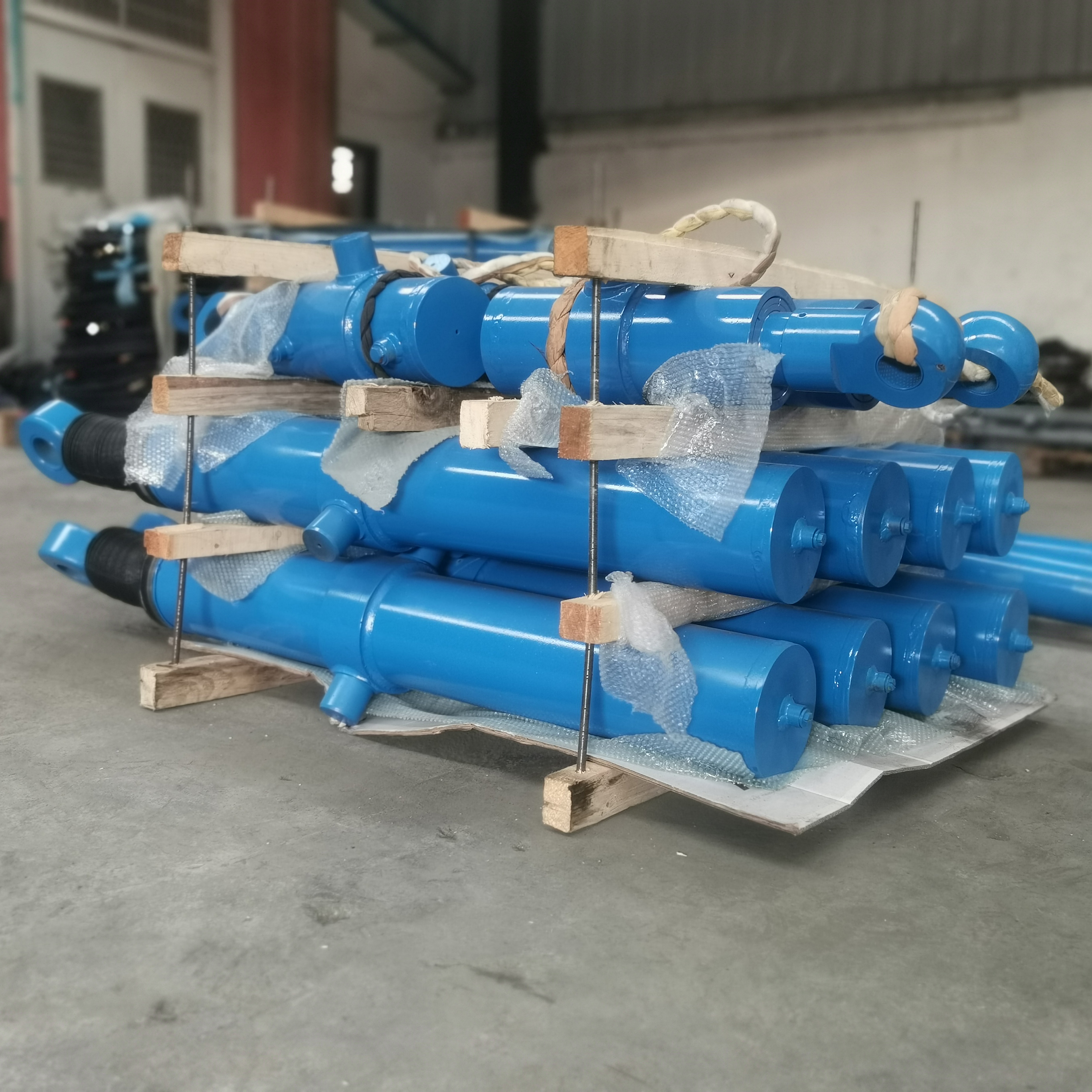 新华能 HSGL01-80/55E-450-2501工程油缸 车辆用液压缸 销孔连接