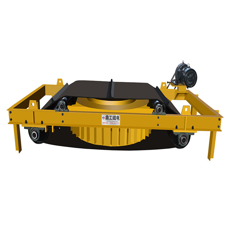 鼎工 悬挂式永磁除铁器自卸式输送带高强吸铁石超强大磁铁