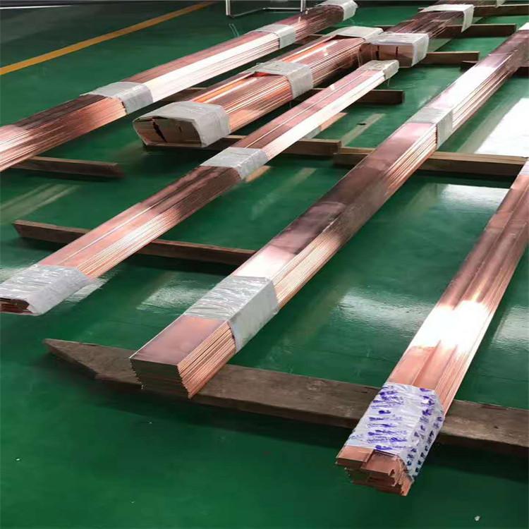接地紫铜条 光亮镀锡铜排现货 紫铜排厂家 耐高温性 交货及时
