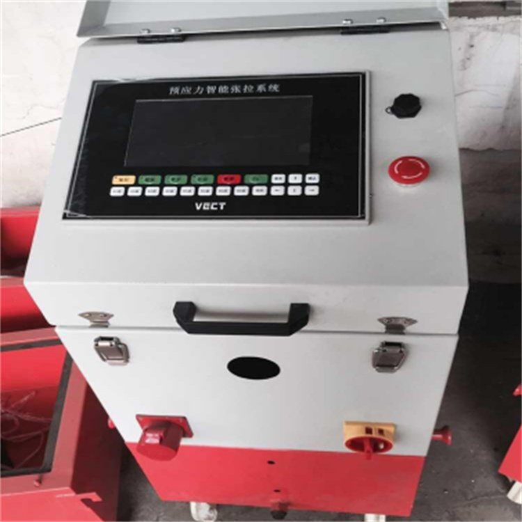 呼伦贝尔 桥梁张拉机千斤顶 河南许昌 一拖二钢绞线张拉设备