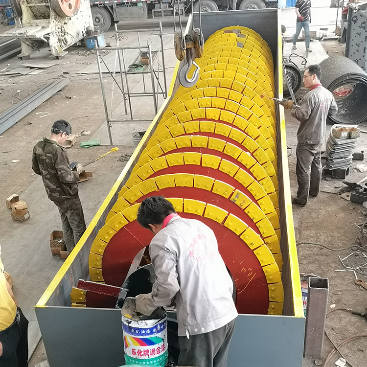 螺旋洗砂机销售 处理量大洗净度高 洗沙设备 鸿泰合