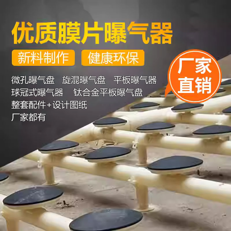 硅胶膜片式曝气盘 臭氧曝气头 废水处理曝气设备定制