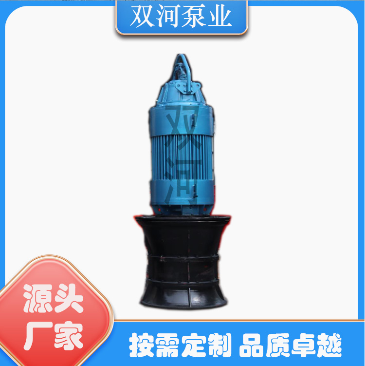 大流量_大口经 双河 QHB型号 潜水混流泵 安装便捷 纯铜电机 三重密封