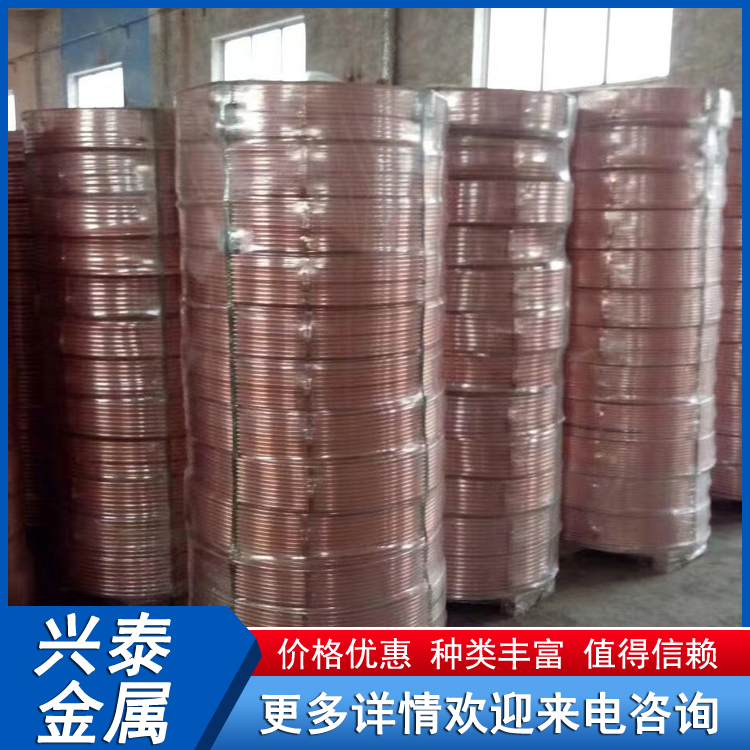 TP2覆塑铜管 低温强度高 25*2 管道输送用 原始材质单