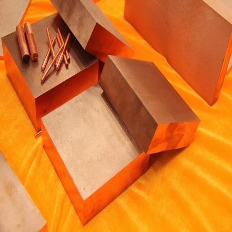 W85碰焊钨铜电极块 CuW85耐高温铜钨合金块