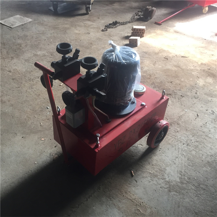 贵州黔南 铁路桥梁锚索预应力张拉液压油泵 铁路梁液压锚索张拉前卡式千斤顶黔东南