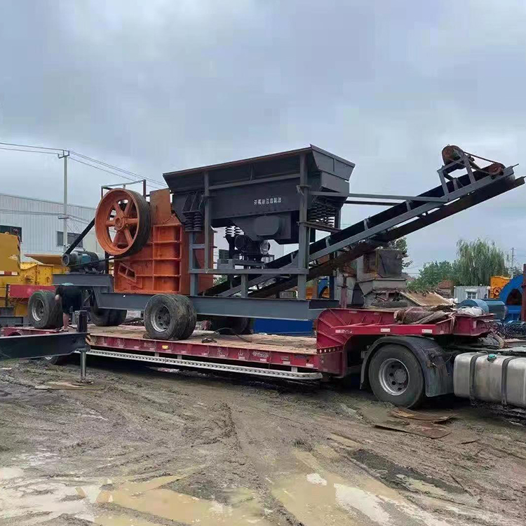 移动破机出租 履带式 轮胎式岩石破设备 车载石机