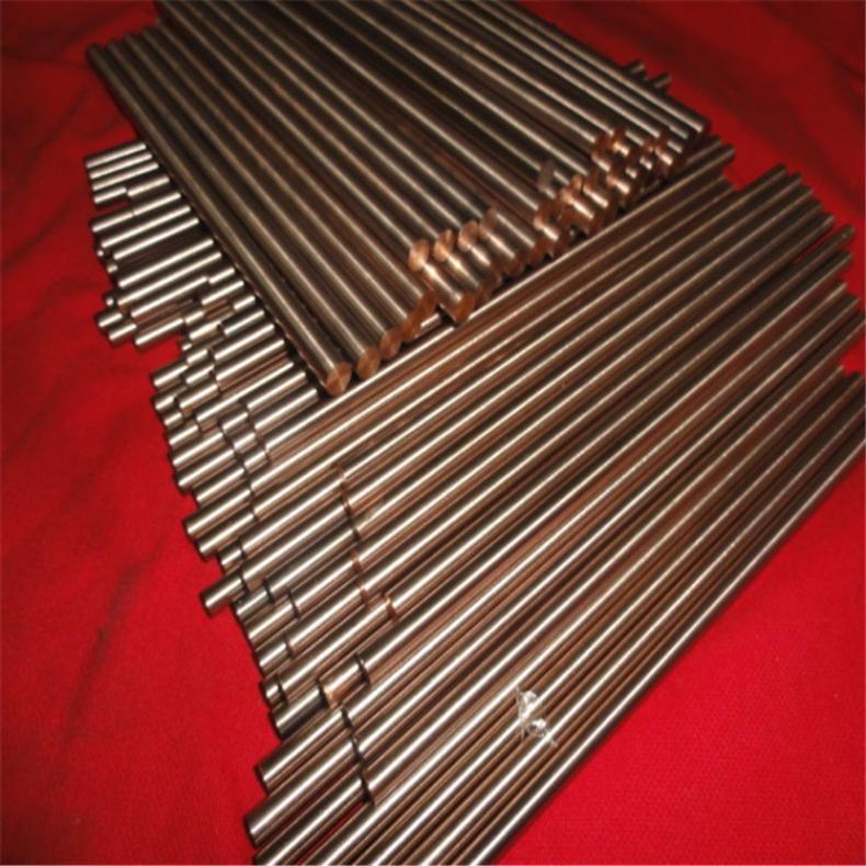 10W3进口电极钨铜棒 高温模具用钨铜合金 CuW70电铆接钨铜圆棒