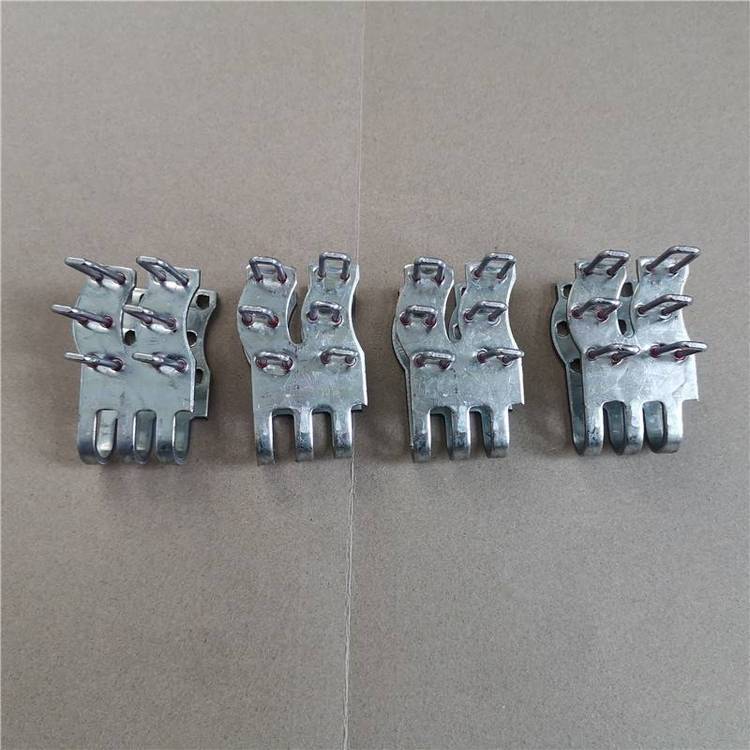 高强度皮带扣6-9 A3型六钉扣10-12 锤打式装订输送带扣