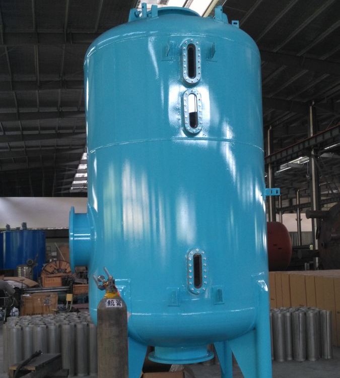 内衬5毫米天然胶板 碳钢Q235 Q245 石英砂过滤器 活性炭吸附罐