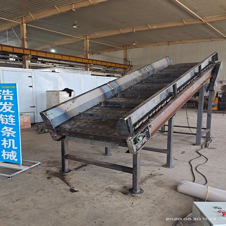 废钢 废铁链板输送机 板式给料机 坚固耐用 使用寿命长