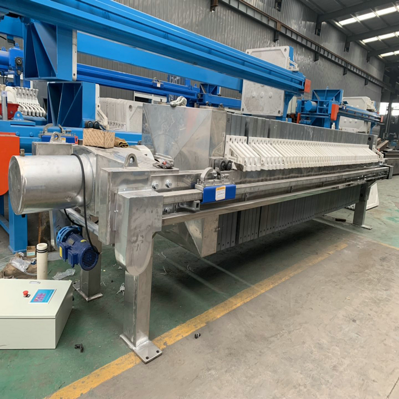 郎东 全自动板框式压滤机 配备不锈钢滤板 污水处理厂用 操作简单