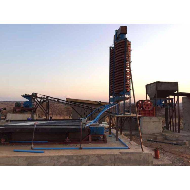 全自动重力选煤溜槽 金矿钛矿硫化铁螺旋溜槽 河畔砂矿开采选址设备