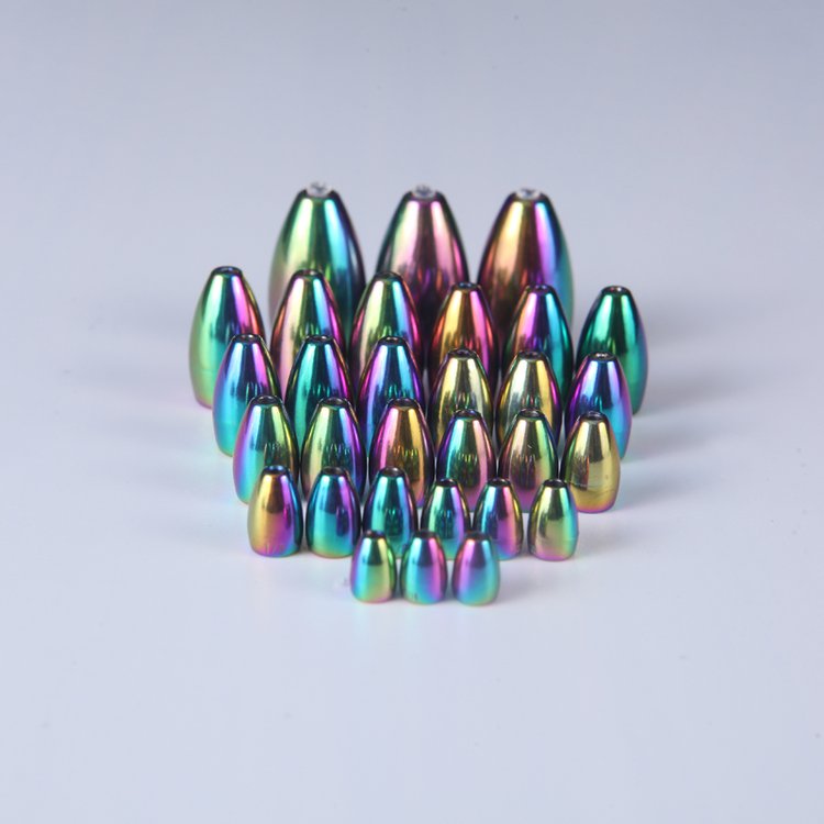 97%注胶烧结钨镍铁 高比重钨合金路亚渔坠子 异型渔坠 钨鱼坠