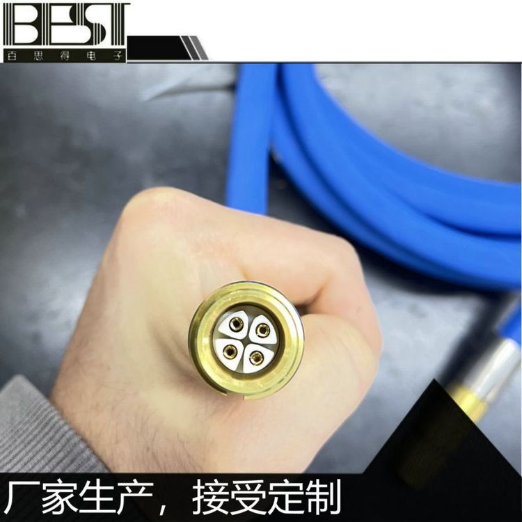 矿用本安型 钢丝编织橡胶护套连接器 conmN/4c800|液压支架