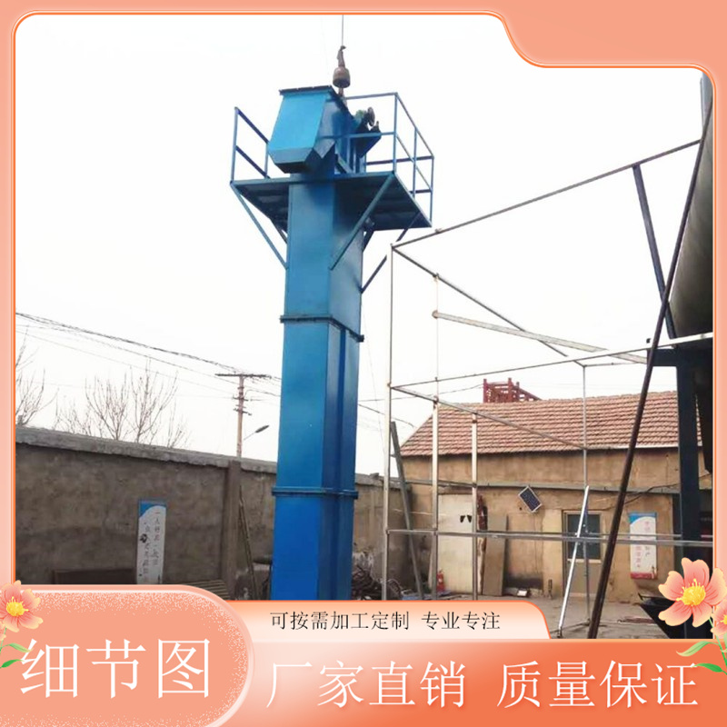 铁钉卸料单斗提料机 大米颗粒物料给料机 储粮用斗式加料机