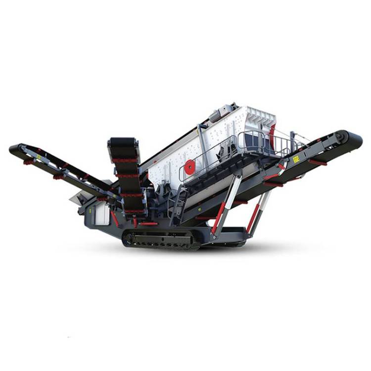 时产100吨石灰岩移动破机 白云岩移动石机 山石移动破设备 制砂机