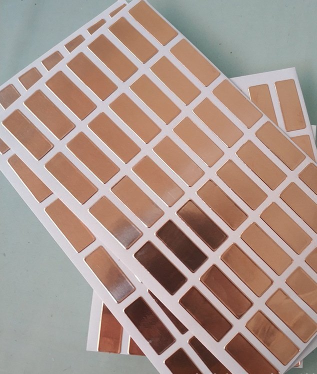 加工台灯导电铜箔纸 自粘触摸铜箔 圆形方形焊锡导电铜箔