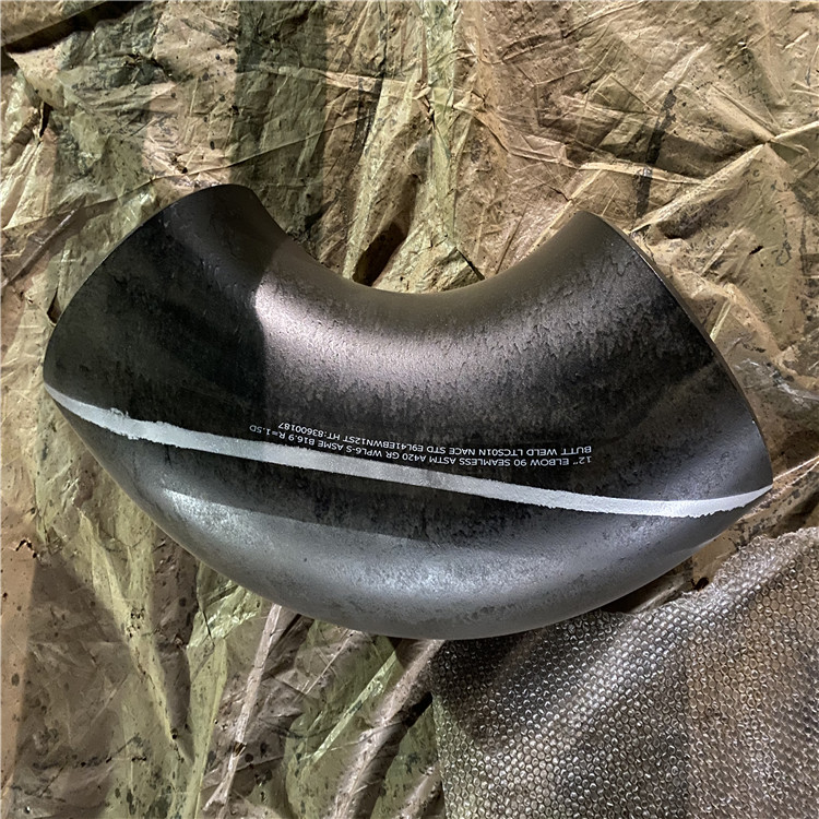 180度SR短半径弯头 A335P12热压三通 合金锻环 直管段弯管