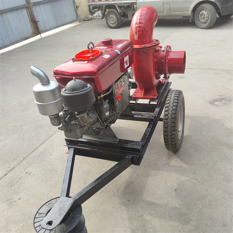 晨德 拖车式抽水泵 大8寸防汛排涝泵 农田灌溉排水混流泵