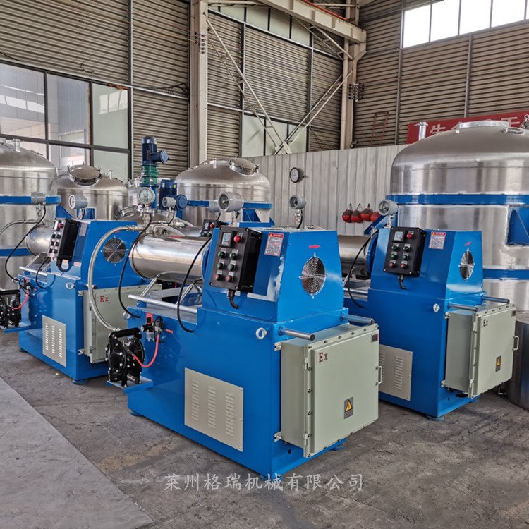 鲁格瑞生产供应30L卧式砂磨机色桨油漆研磨设备