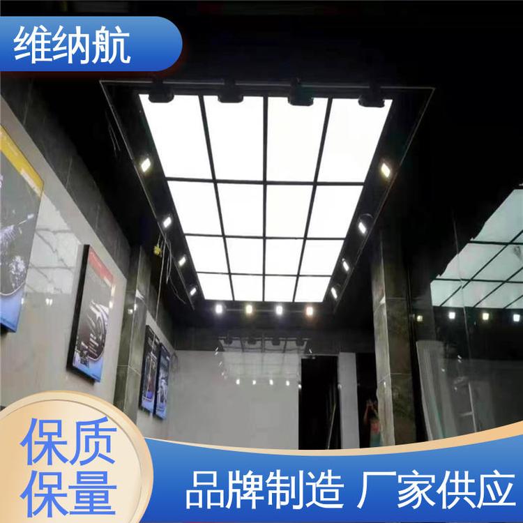 维纳航 色泽鲜艳 新款蜂窝格栅方旋长条灯 户外公园广场 空心圆形