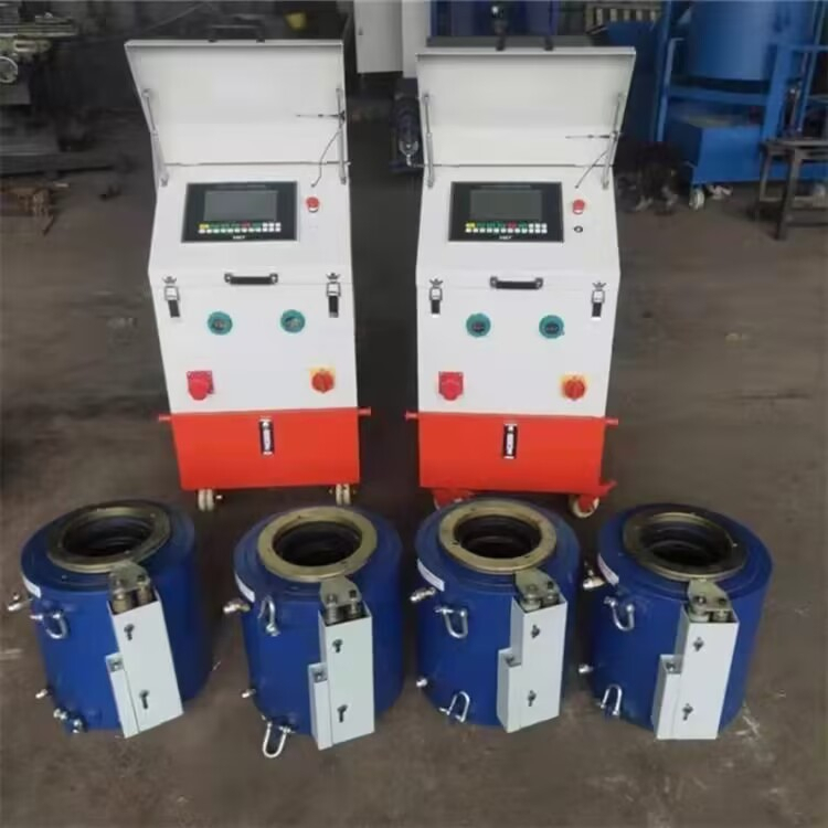 山东枣庄 100t预应力桥梁智能张拉机 桥梁预应力钢绞线工作张拉设备内江