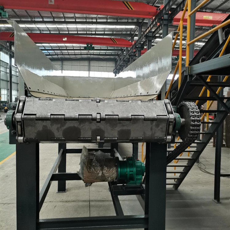 电动型鳞板给料机 煤炭炉渣链板式输送机 采德矿石送料机