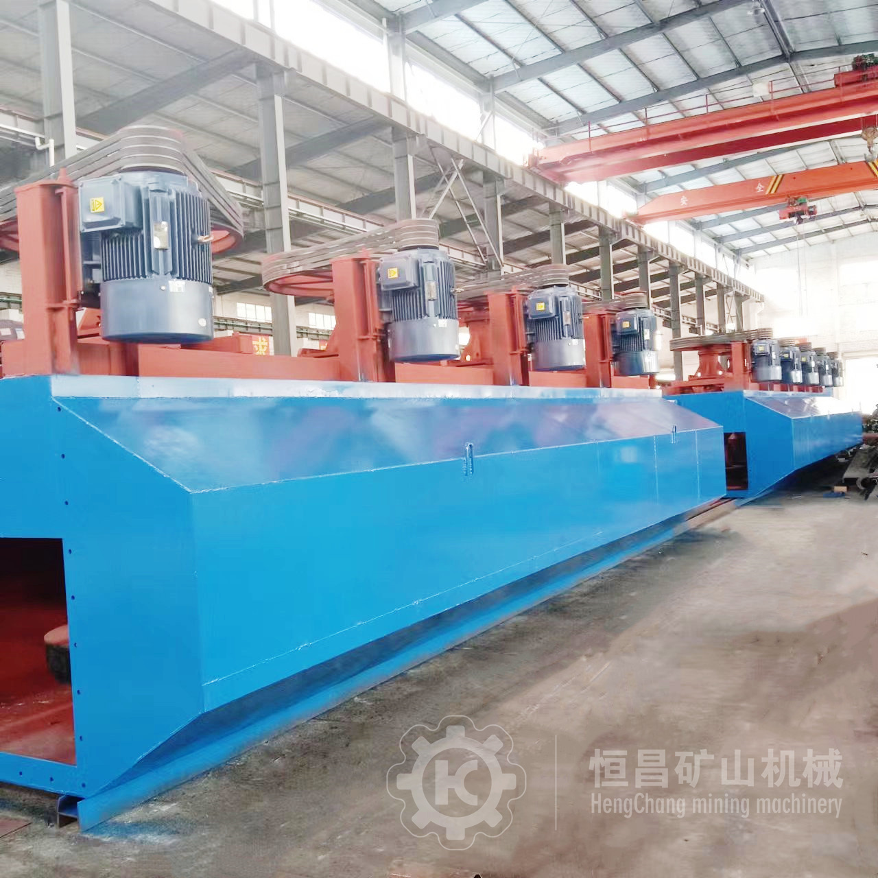 多槽连体浮选机 5A型号浮选槽 刮板式锂矿浮选设备