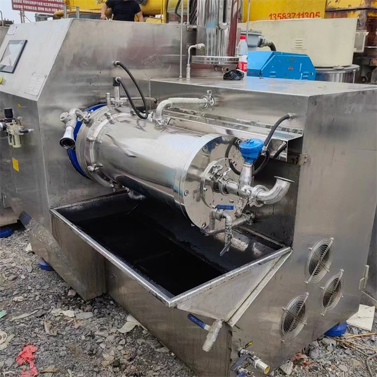 二手卧式纳米砂磨机 油漆涂料油墨细化纳米级研磨机 棒销式砂磨机器