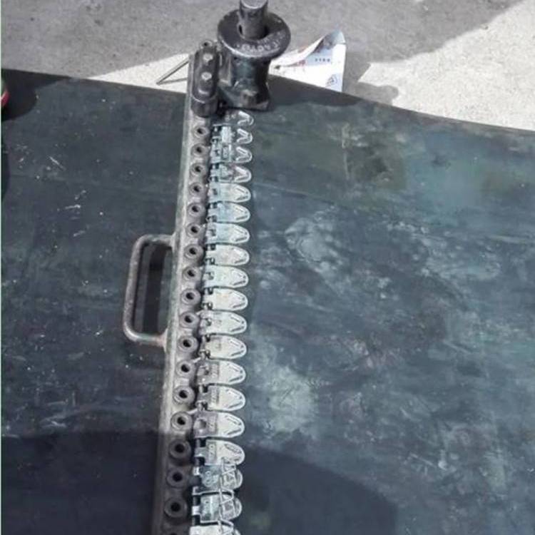 RV6连体皮带扣 高强度输送带扣 V6-800碳钢输煤带扣