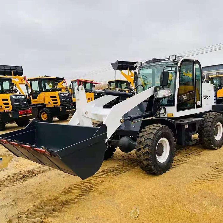 奥莱 工程机械铲车 四驱轮式小型装载机矮脚虎 挖掘装载机械