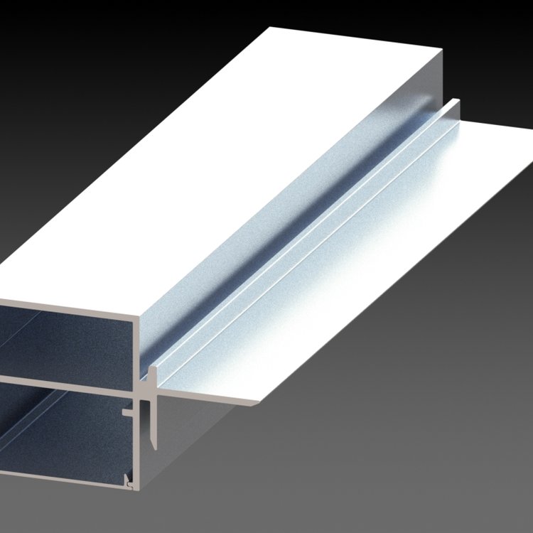 爱信新创铝业 玻璃幕墙铝材 铝型材幕墙框 服务完善 生产厂家