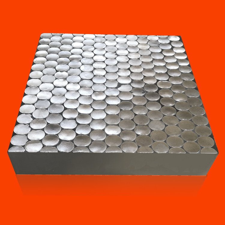 精城 焦炭料斗内衬 螺柱焊接牢固不掉瓷 陶瓷橡胶复合衬板