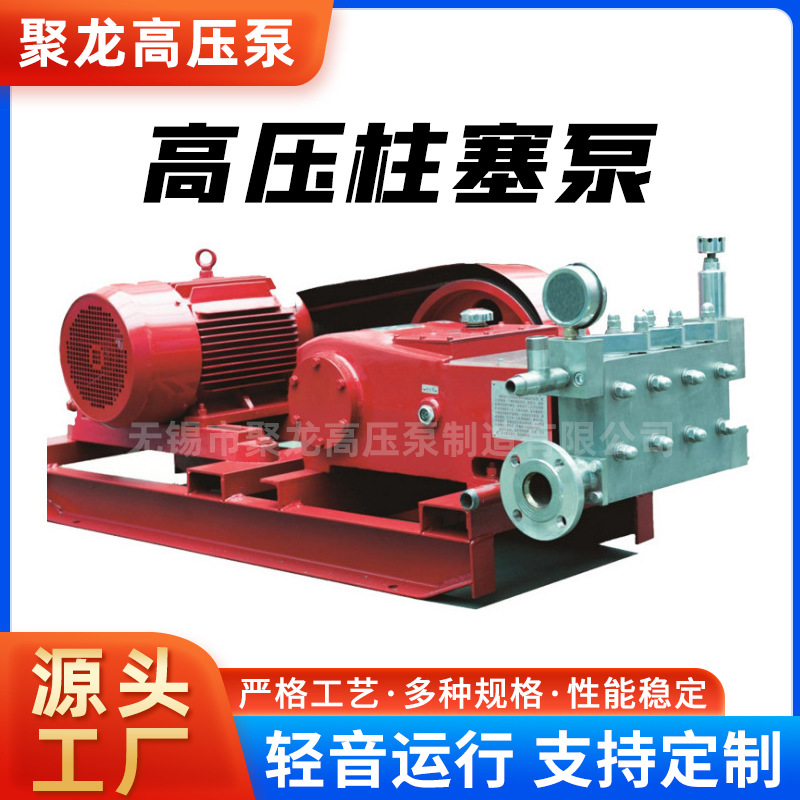 【聚龙】高压清洗泵 高压除磷往复泵设备 高压泵三柱塞高压往复泵