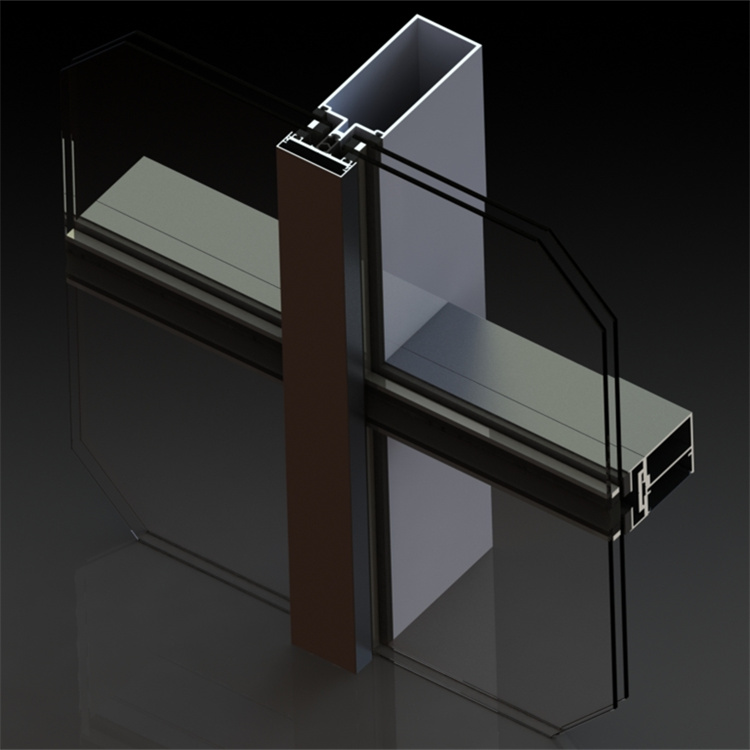 玻璃幕墙铝材 铝合金型材 幕墙装饰线条 表面 氧化 喷涂 氟碳 规格齐