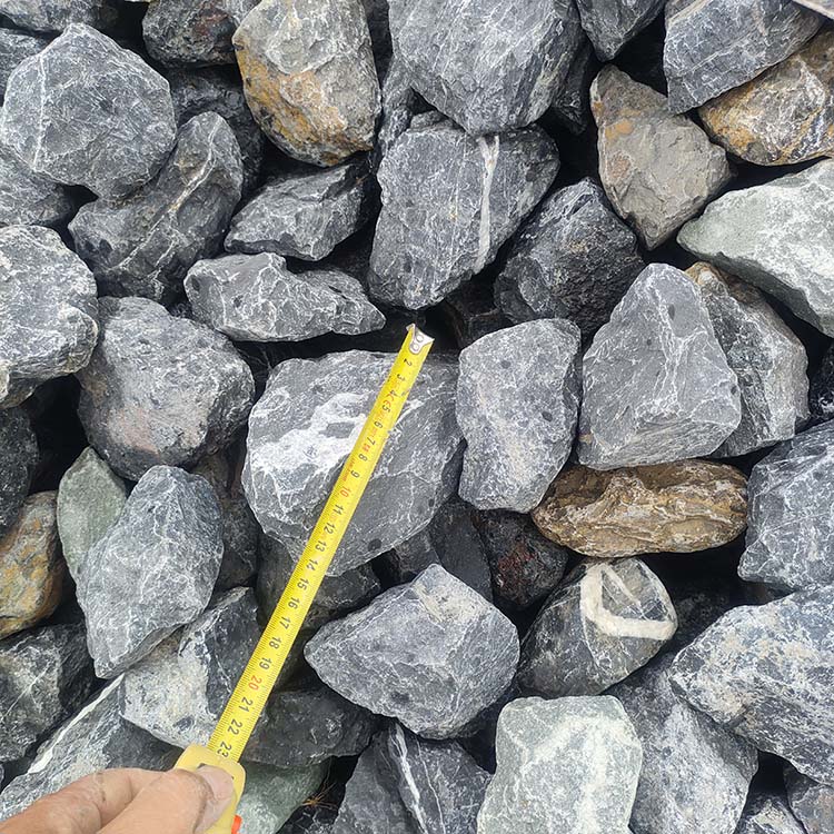 工程铺路灰色砾石 黑色水洗石 园林枯山水造景 水磨石 玄武岩